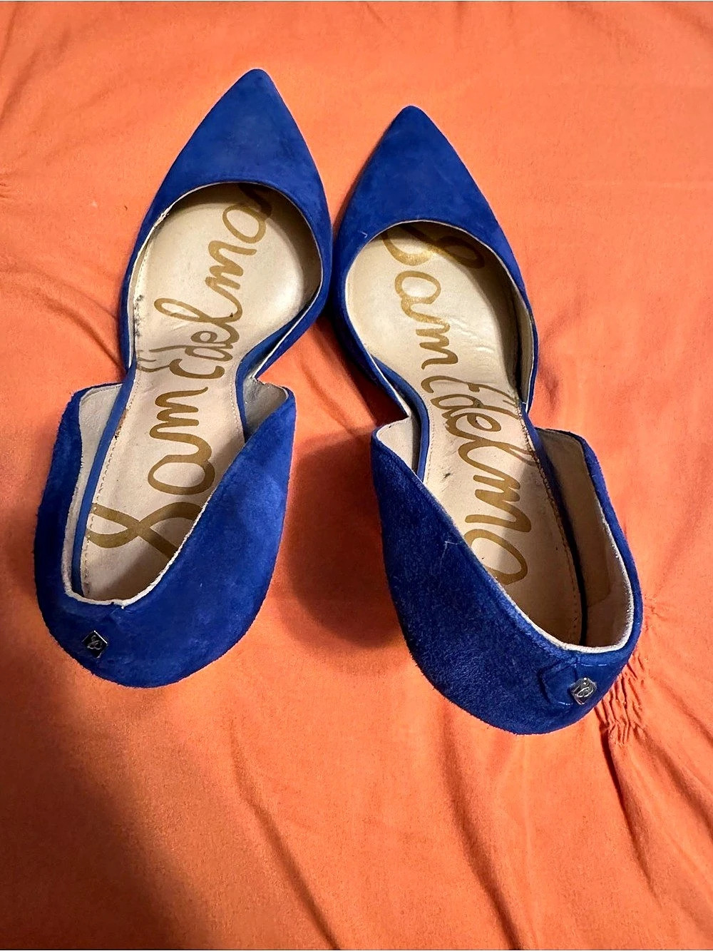 Sam Edelman Hazel Pointed Toe Blue Heels